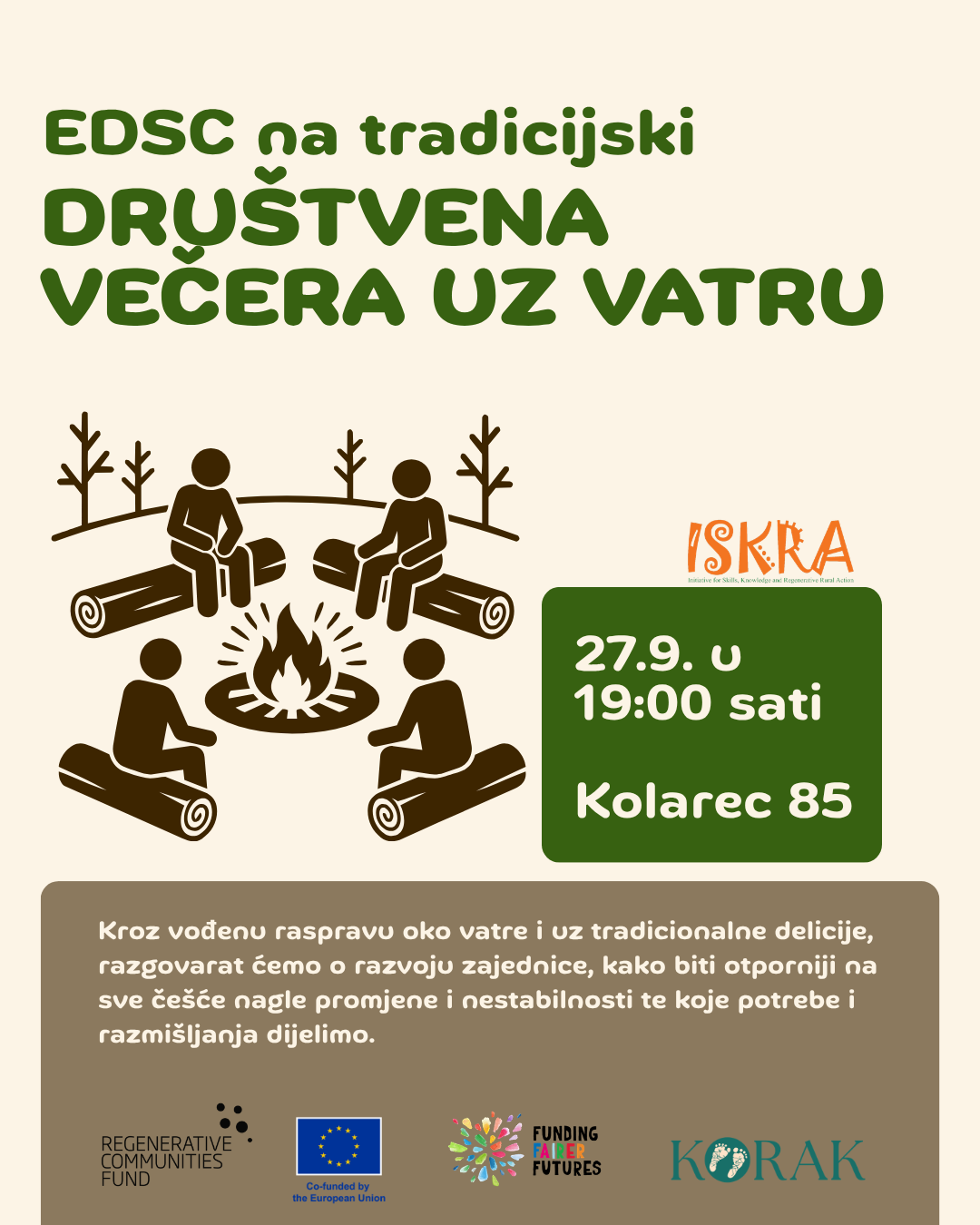 EDSC: Društvena večera uz vatru